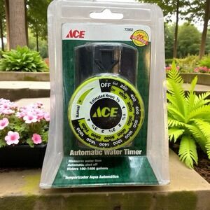 New ACE Automatic Water Timer 72862‎ Garden Hose Watering Irrigation System